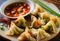 Delight in Vegetable Wontons with Sweet Chili Dip and Master the Art of Chopsticks