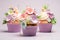 Delightful Easter cupcakes adorned with edible