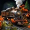 Delightful Model Train Set with Captivating Carriages and Cogs