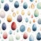 A delightful watercolor Easter pattern, ready to add charm and color to your projects.