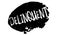 Delinquent rubber stamp