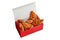 Delivery box with Fried Nuggets Chicken