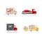 Delivery cars, set for your design