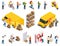 Delivery Company Icon Set