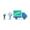 Delivery company, truck transportation