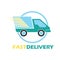 Delivery concept free, fast, food delivery vector illustration