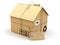 Delivery concept. Moving house.Real estate market. Cardboard bo