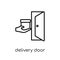 Delivery door icon from Delivery and logistic collection.