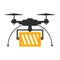 Delivery drone, fast shopping service -