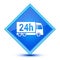 Delivery icon isolated on special blue diamond button