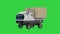 Delivery robots carry boxes