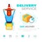 Delivery service icon. Save transportation. Express, fast deliver. Vector on isolated white background. EPS 10