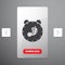 delivery, time, baby, birth, child Glyph Icon in Carousal Pagination Slider Design & Red Download Button