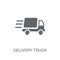 Delivery truck icon. Trendy Delivery truck logo concept on white