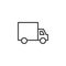 Delivery truck line icon