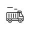 Delivery truck, manufacturing icon. Simple line, outline vector elements of production icons for ui and ux, website or mobile