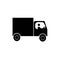 Delivery truck. Modern flat design.