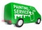 Delivery van painting service