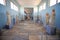 Delos, Greece, 11 September 2018, Views of the Archaeological Museum with beautiful finds found in the island museum