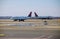 DELTA aircraft at the John F. Kennedy International Airport. It is the busiest international air passenger gateway in the U.S