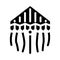 delta kite glyph icon vector illustration