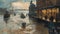 Deluge Devastation: Captivating Painting of Ohio\\\'s 1913 Great Flood