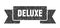 deluxe ribbon. deluxe grunge band sign.
