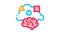 dementia brain figures Icon Animation