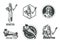 Demeter Greek Goddess Emblems