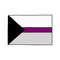Demisexual pride flag doodle icon, vector color line illustration