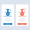 Demo flask, Lab, Potion  Blue and Red Download and Buy Now web Widget Card Template