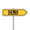 Demo Product Demonstration Road Sign Service Example