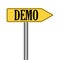 Demo Product Demonstration Road Sign Service Example