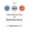 Democracy day september