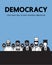 Democracy vector cartoon design.