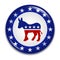 Democratic Party Logo Badge