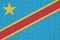 Democratic Republic of the Congo flag is depicted on a folded puzzle