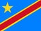 Democratic Republic of the Congo flag vector.Illustration of Con