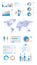 Demographic infographic. People population statistics percentage visualisation graphic garish vector business