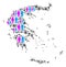 Demographics Greece Map