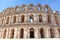 Demolished ancient Amphitheatre in El Djem