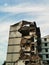 Demolished apartment in the sunset, wuhan city