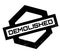 Demolished rubber stamp
