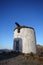 Demolished windmills on the hill in the city of Bodrum