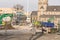 Demolition of a house in the Velberter City with heavy equipment