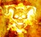 Demon creature on texture background 28