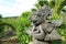 Demon god statue at Bali Temple in Indonesia