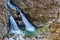 Demons mill waterfall, on Cerna river in Valcea county, Romania