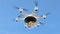 Demonstrate animation showing multi-function of drone