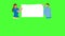 Demonstration Blank Canvas Hold Protesters flat Animation